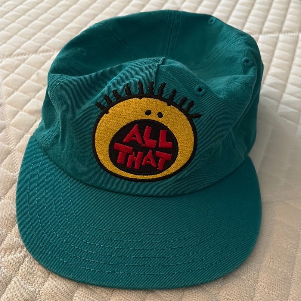 Teal “All That” Nickelodeon Baseball Cap 🧢